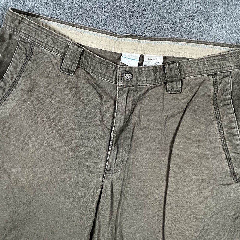 Columbia‎ Omni-Shield Mens Cargo Pants 36x30 Hiking Work Brown 211AM8564